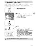 Предварительный просмотр 57 страницы Canon PowerShot A480 User Manual