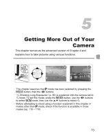 Предварительный просмотр 73 страницы Canon PowerShot A480 User Manual