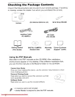 Preview for 2 page of Canon PowerShot A490 Getting Started