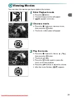 Preview for 67 page of Canon PowerShot A490 Getting Started