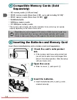 Предварительный просмотр 50 страницы Canon PowerShot A495 Getting Started