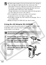 Предварительный просмотр 110 страницы Canon PowerShot A530 Advanced User'S Manual