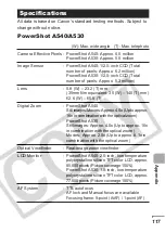 Предварительный просмотр 119 страницы Canon PowerShot A530 Advanced User'S Manual