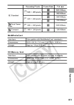 Preview for 113 page of Canon PowerShot A550 Advanced User'S Manual