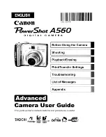 Preview for 37 page of Canon PowerShot A560 User Manual