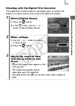 Preview for 61 page of Canon PowerShot A590 IS Getting Started