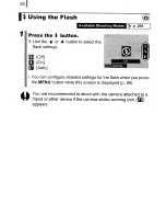 Предварительный просмотр 62 страницы Canon PowerShot A590 IS User Manual