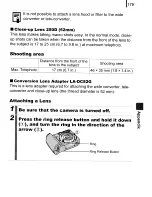 Предварительный просмотр 181 страницы Canon PowerShot A590 IS User Manual