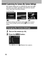 Предварительный просмотр 56 страницы Canon PowerShot A60 User Manual