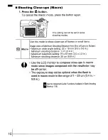 Предварительный просмотр 12 страницы Canon POWERSHOT A610 User Manual