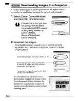 Предварительный просмотр 22 страницы Canon POWERSHOT A610 User Manual