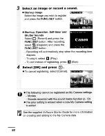 Предварительный просмотр 121 страницы Canon POWERSHOT A610 User Manual