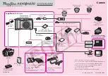 Предварительный просмотр 1 страницы Canon POWERSHOT A630 Supplementary Manual