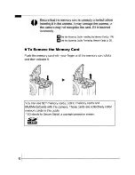 Предварительный просмотр 8 страницы Canon POWERSHOT A630 User Manual