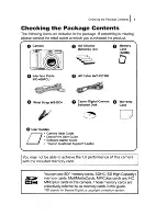 Предварительный просмотр 3 страницы Canon Powershot A650 IS User Manual