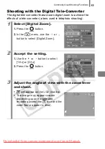 Предварительный просмотр 65 страницы Canon PowerShot A720 IS User Manual