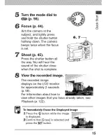 Preview for 19 page of Canon POWERSHOT A80 - Digital Camera - 4.0 Megapixel User Manual