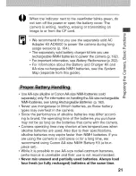 Preview for 25 page of Canon POWERSHOT A80 - Digital Camera - 4.0 Megapixel User Manual