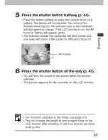 Preview for 61 page of Canon POWERSHOT A80 - Digital Camera - 4.0 Megapixel User Manual