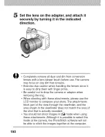 Preview for 194 page of Canon POWERSHOT A80 - Digital Camera - 4.0 Megapixel User Manual