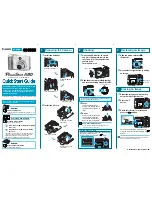 Canon POWERSHOT A80 - Digital Camera - 4.0... Quick Start Manual предпросмотр