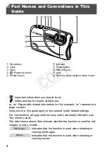 Предварительный просмотр 4 страницы Canon PowerShot D20 User Manual