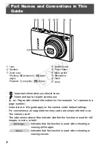 Предварительный просмотр 8 страницы Canon PowerShot ELPH 110 HS Getting Started