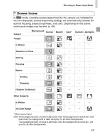 Предварительный просмотр 47 страницы Canon POWERSHOT ELPH 110HS User Manual