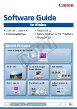 Предварительный просмотр 1 страницы Canon PowerShot ELPH 500 HS Software Manual