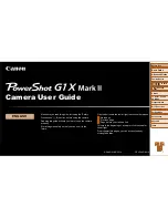 Canon PowerShot G1 X Mark II User Manual preview