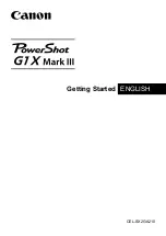 Canon PowerShot G1 X Mark III Getting Started preview