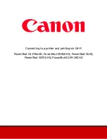 Предварительный просмотр 1 страницы Canon PowerShot G1 X Connections