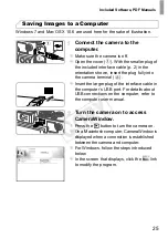 Предварительный просмотр 25 страницы Canon PowerShot G1 X Getting Started