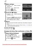 Предварительный просмотр 78 страницы Canon PowerShot G10 - Digital Camera - Compact User Manual