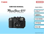 Canon PowerShot G11 Service Manual предпросмотр