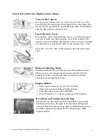 Canon PowerShot G12 Basics Manual preview