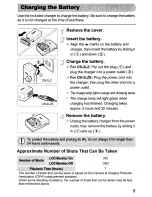 Предварительный просмотр 9 страницы Canon PowerShot G12 Getting Started