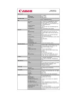 Canon PowerShot G12 Specifications preview