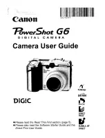 Preview for 6 page of Canon PowerShot G6 User Manual