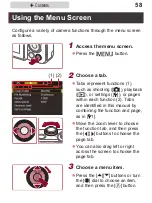 Предварительный просмотр 58 страницы Canon PowerShot G7X Mark II User Manual