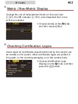 Предварительный просмотр 402 страницы Canon PowerShot G7X Mark II User Manual
