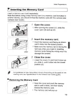 Предварительный просмотр 19 страницы Canon PowerShot N Getting Started