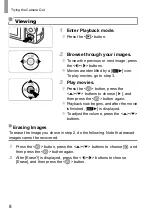 Предварительный просмотр 8 страницы Canon PowerShot N100 Getting Started