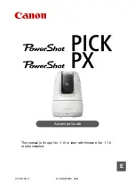 Canon PowerShot PICK Advanced Manual preview