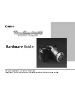 Предварительный просмотр 1 страницы Canon Powershot Pro70 Hardware Manual