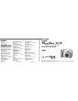 Canon PowerShot S1 IS User Manual preview