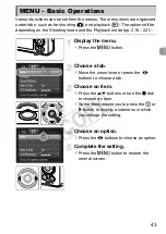 Предварительный просмотр 43 страницы Canon PowerShot S100 DIGITAL ELPH User Manual
