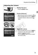 Предварительный просмотр 45 страницы Canon PowerShot S100 DIGITAL ELPH User Manual