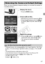 Предварительный просмотр 47 страницы Canon PowerShot S100 DIGITAL ELPH User Manual