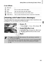 Предварительный просмотр 65 страницы Canon PowerShot S100 DIGITAL ELPH User Manual